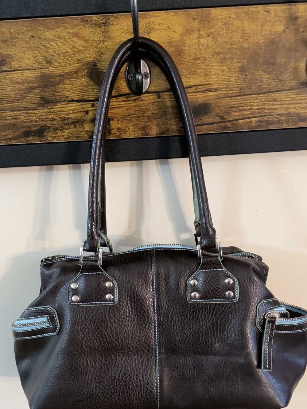 Classic Women's Dark Brown Leather Tote Bag